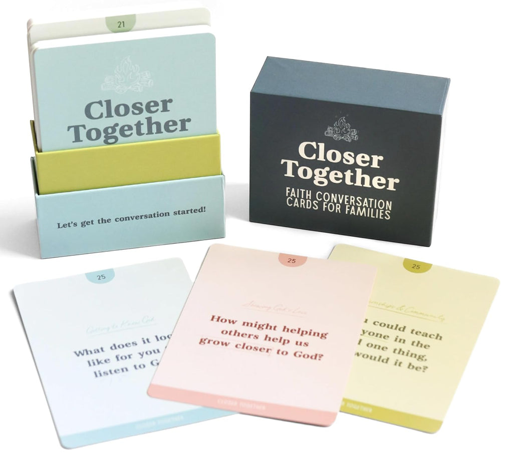 Closer Together: Family Conversation Cards for Christian Families