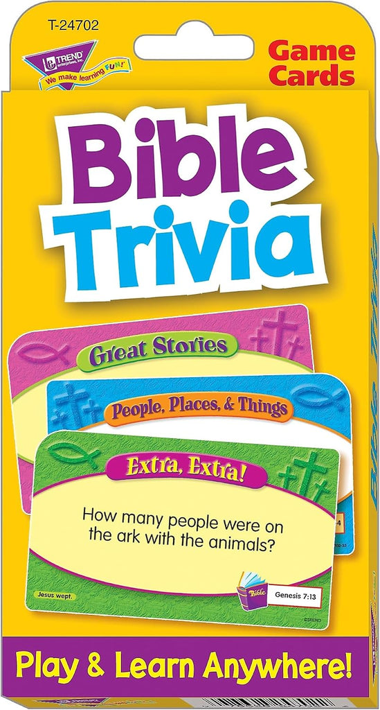TREND Enterprises Bible Trivia Challenge Cards