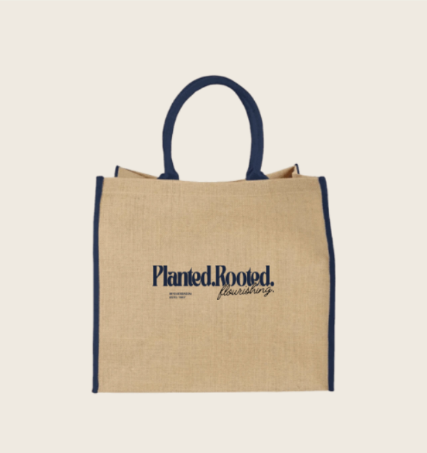 Planted & Flourishing Jute Bag